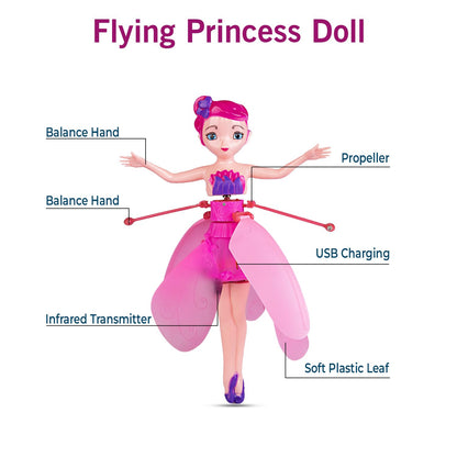 Princess Doll for Kids_Magic Flying Fairy Doll