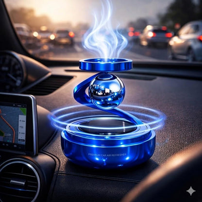Plastic Solar Powered Levitating Ball Illusion Car Interior Dashboard Air Freshener