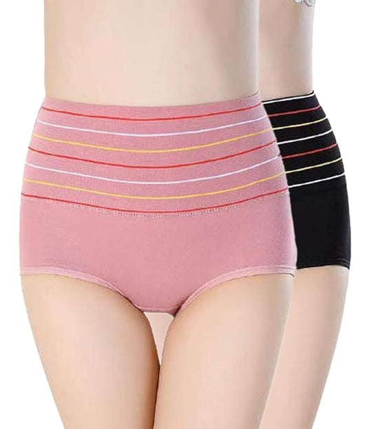 Pack of 2 Tummy Tucker High-Waist Hipster Panties