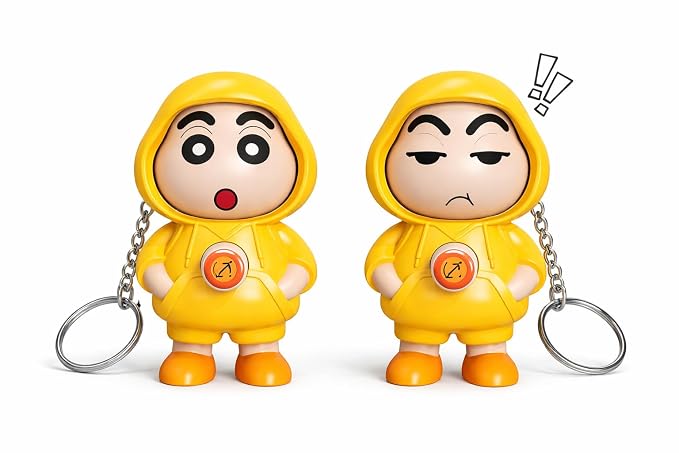 Shin-Chan Face Rotating Keychain