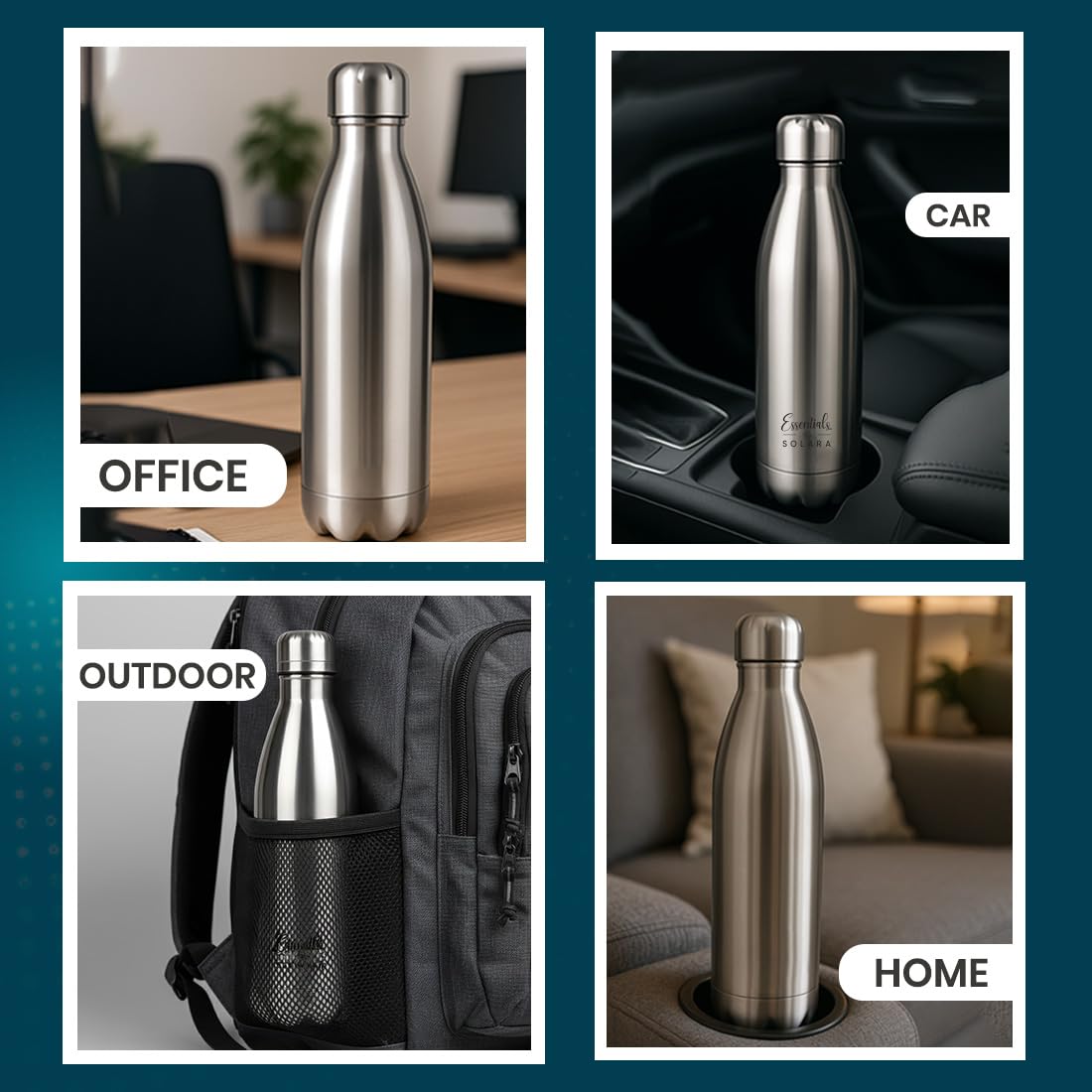 1500ml Insulated Water Bottle – Leakproof