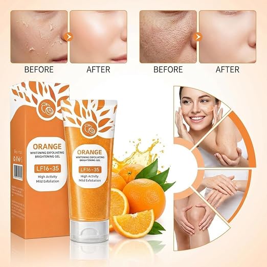 Orange Enzymes Exfoliating Gel for Face & Body (Pack of 2)