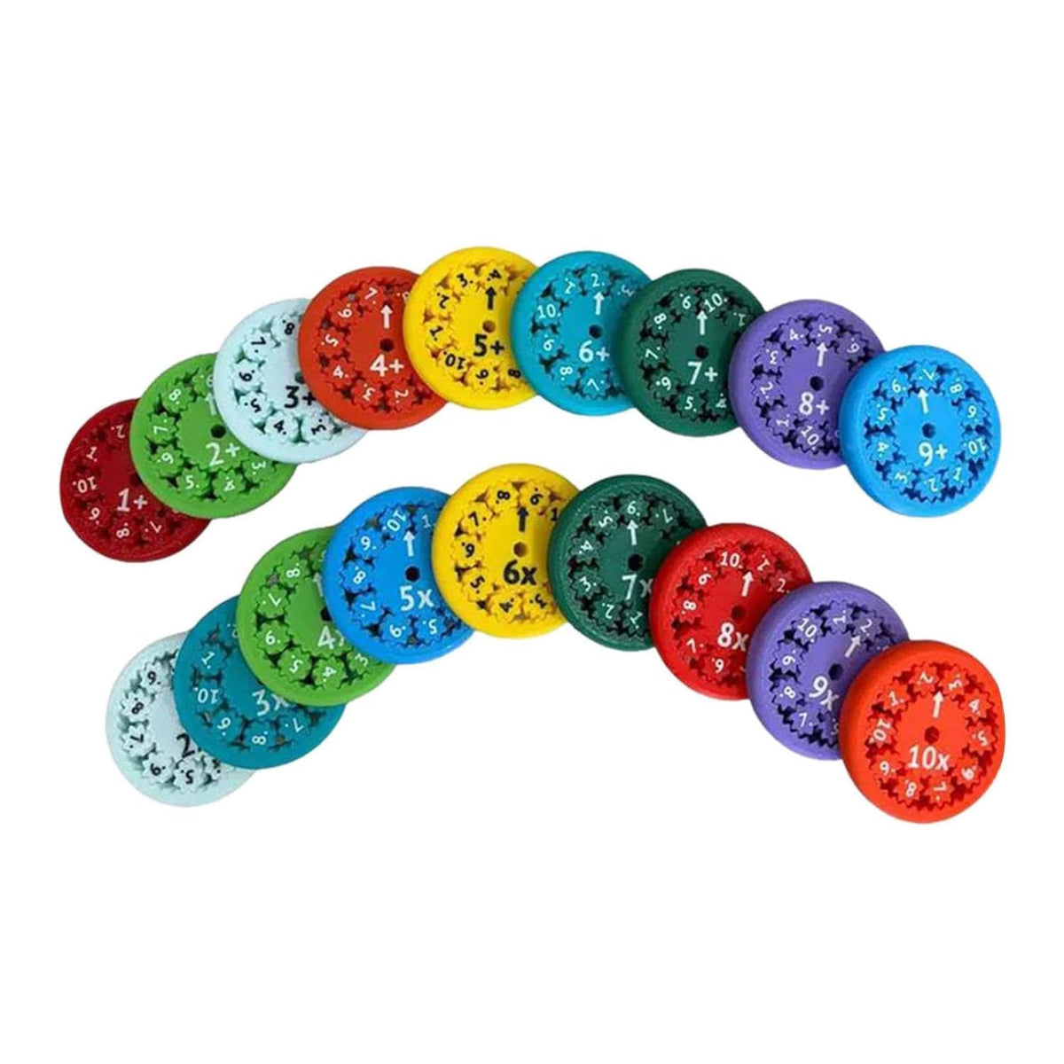 Math Fidget Rotating Wheel Counting Educational Toy