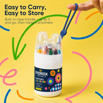 Ultra-Silky Twistable Gel Crayons