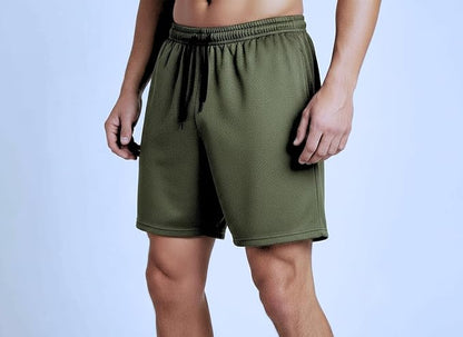 2 Comfortable Cotton Rich Shorts For Mens With Free Leatherite Wallet And Digital Watch