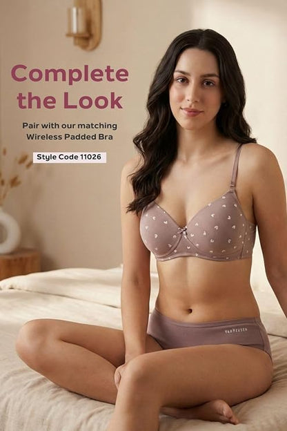 Pack of 3 Mid Waist Hipster Panties