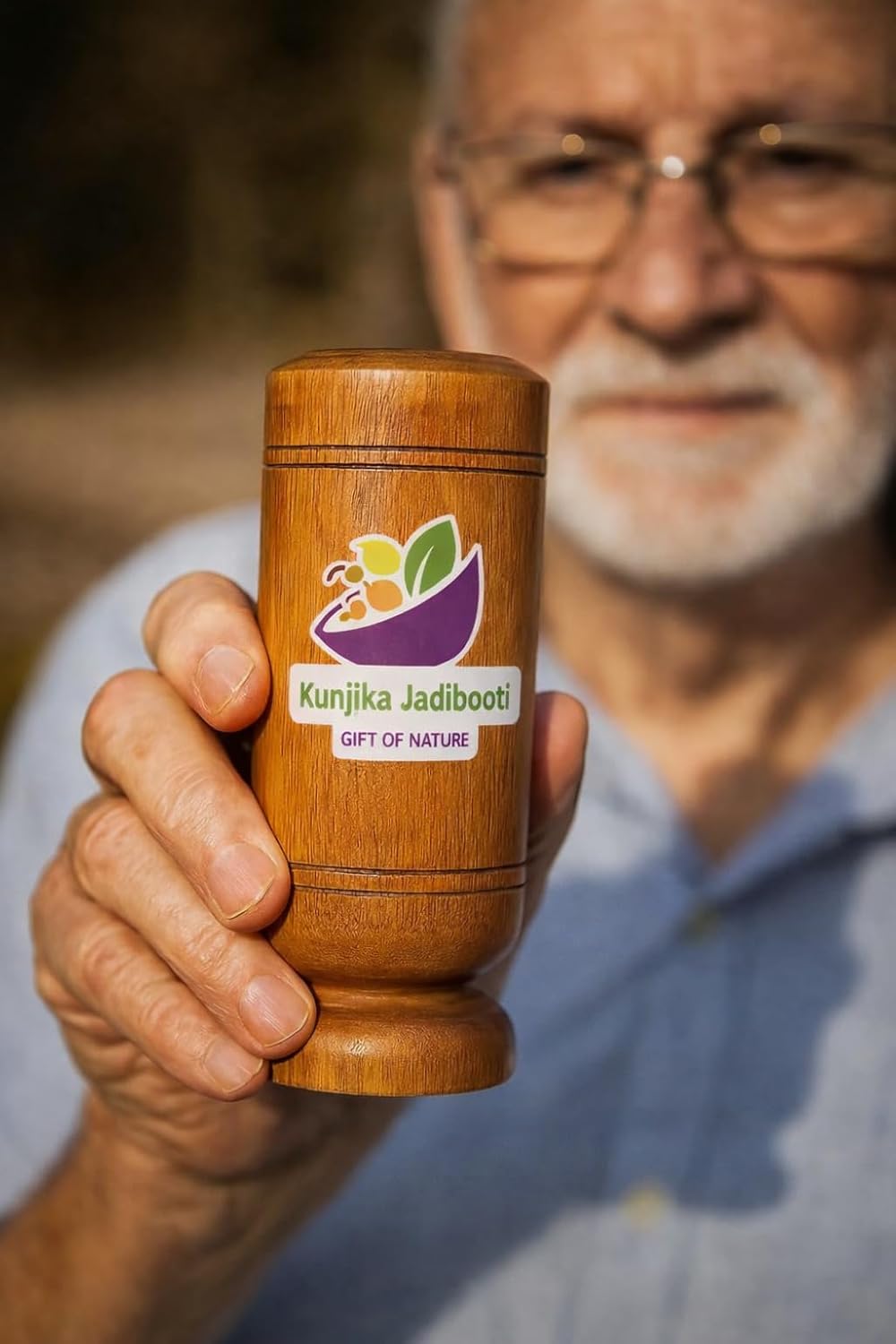 Herbal Wooden Tumbler (Pack of 2)