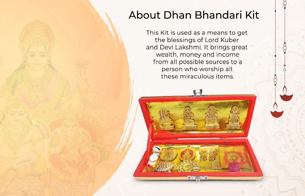 13 Pcs Shri Dhan Laxmi Kuber Bhandari Yantra