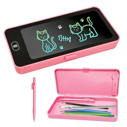 2 in 1 LCD Writing Pad Pencil Box