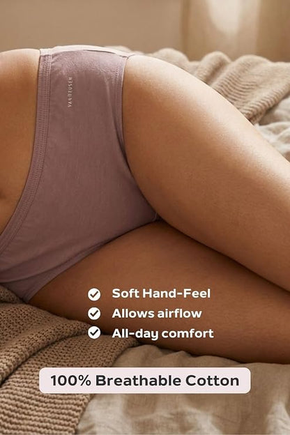 Pack of 3 Mid Waist Hipster Panties