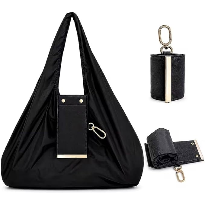 Foldable Keychain Tote Bag