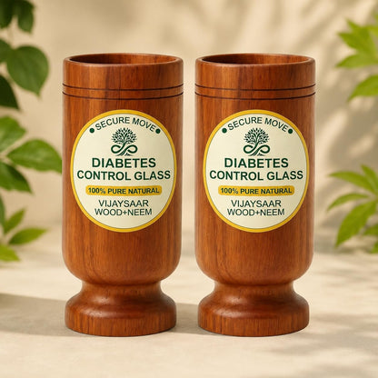 Herbal Wooden Tumbler (Pack of 2)