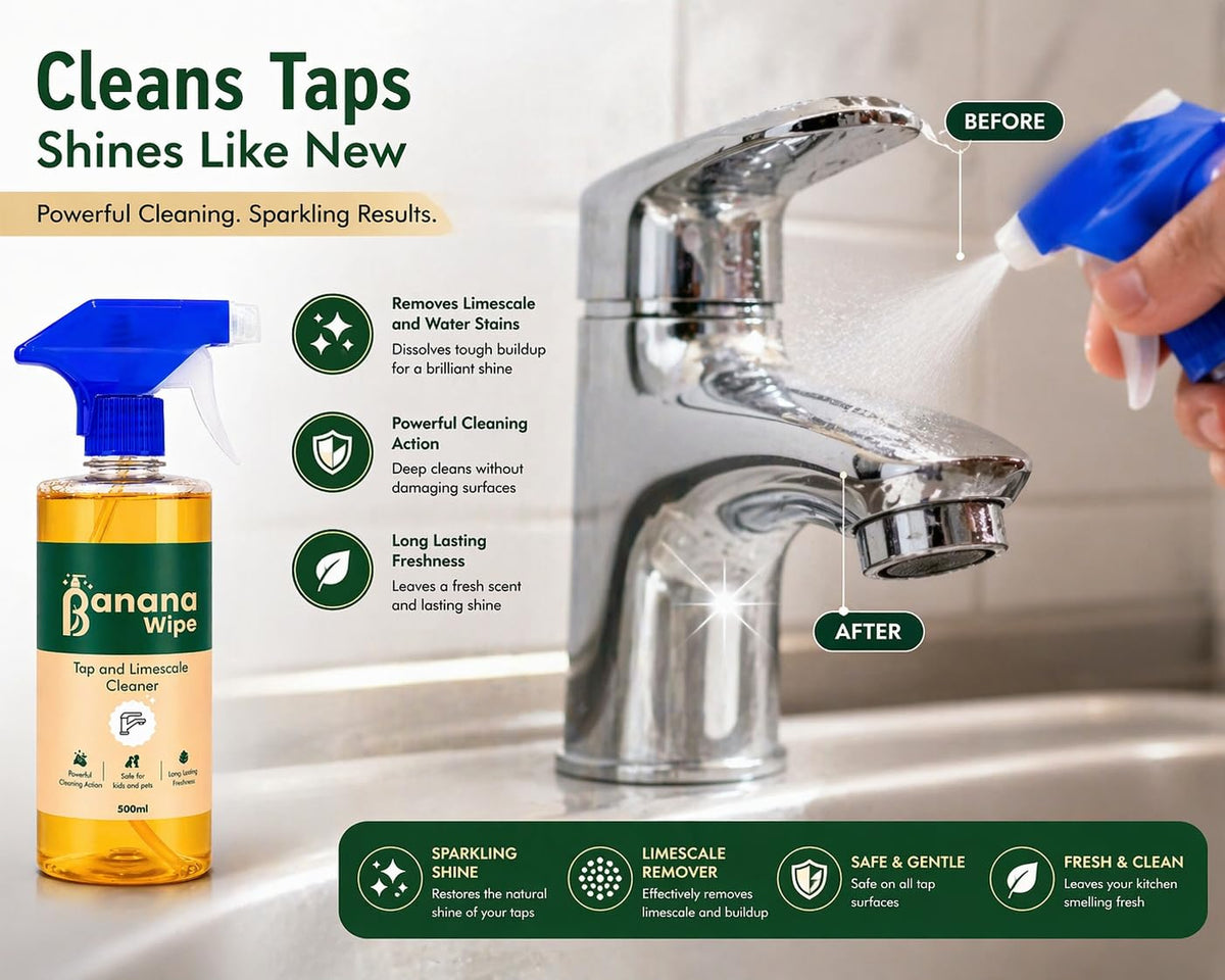 Glass Cleaning Agent Powerful Stain Remover (Pack of 2)