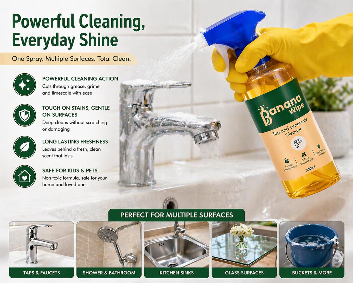 Glass Cleaning Agent Powerful Stain Remover (Pack of 2)
