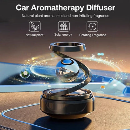 Plastic Solar Powered Levitating Ball Illusion Car Interior Dashboard Air Freshener