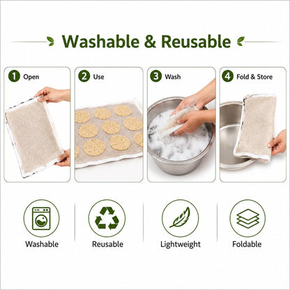Foldable Mesh Food Drying Mat for Sun Drying