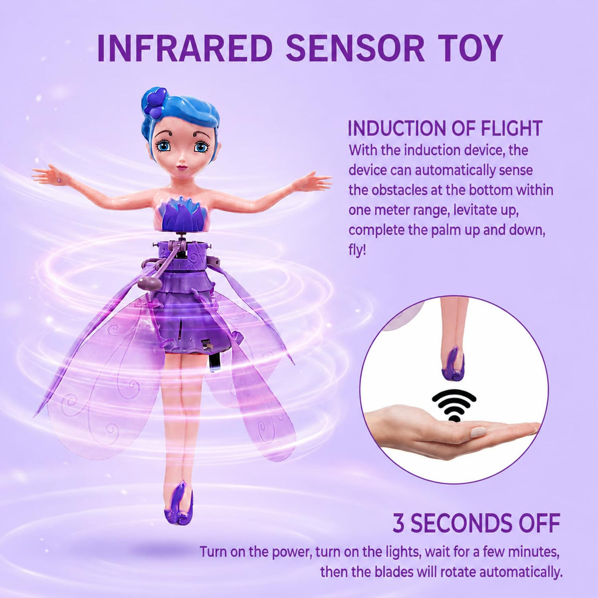 Princess Doll for Kids_Magic Flying Fairy Doll