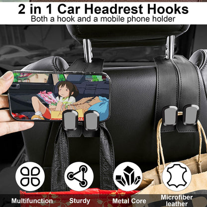 Car Hooks for Headrest (Pack of 2)