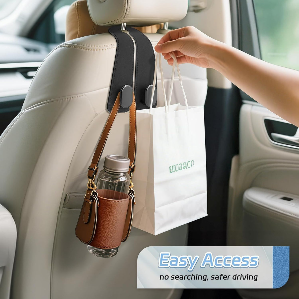 Car Hooks for Headrest (Pack of 2)