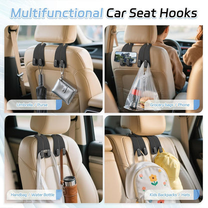 Car Hooks for Headrest (Pack of 2)