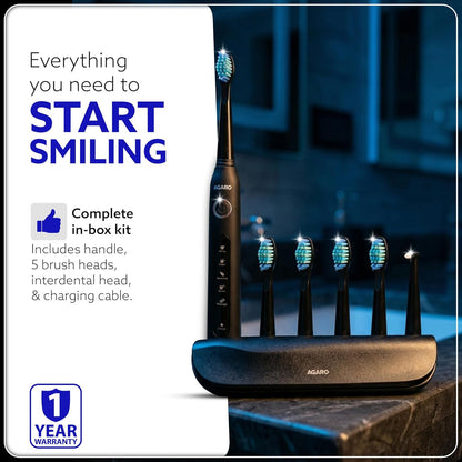 COSMIC PLUS Sonic Electric Tooth Brush For Adults With 5 Modes