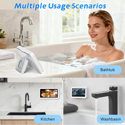 Shower Phone Holder Waterproof Wall Mount Case