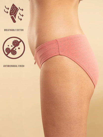 Pack of 3 High Waist Hipster Panties
