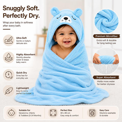 Bath Towel Bed Bedding for Baby Boys and Baby Girls