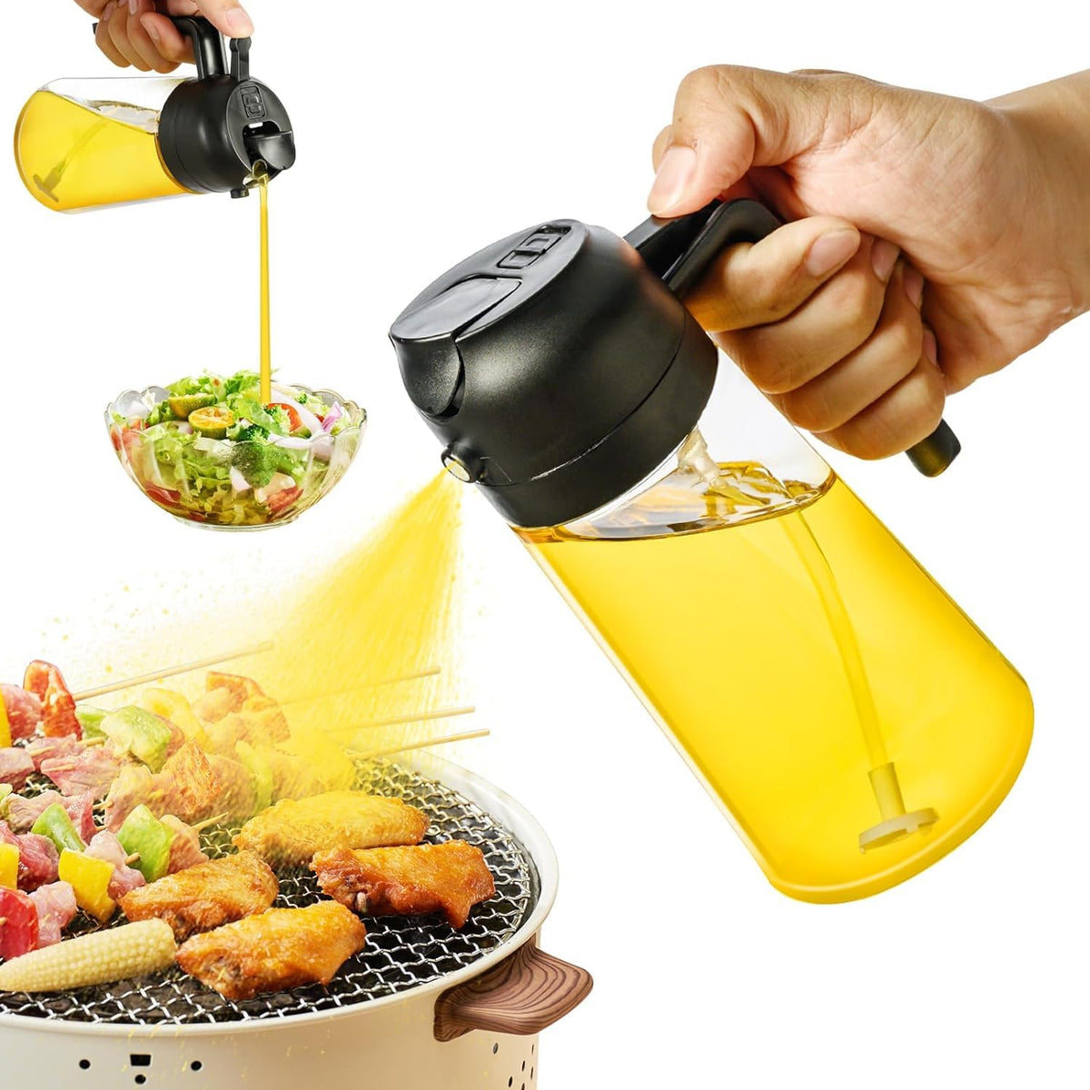 2 In 1 Oil Dispenser & Sprayer