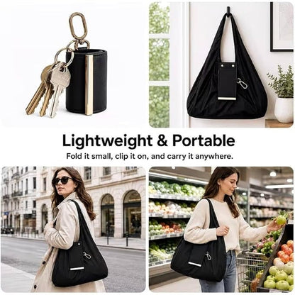 Foldable Keychain Tote Bag