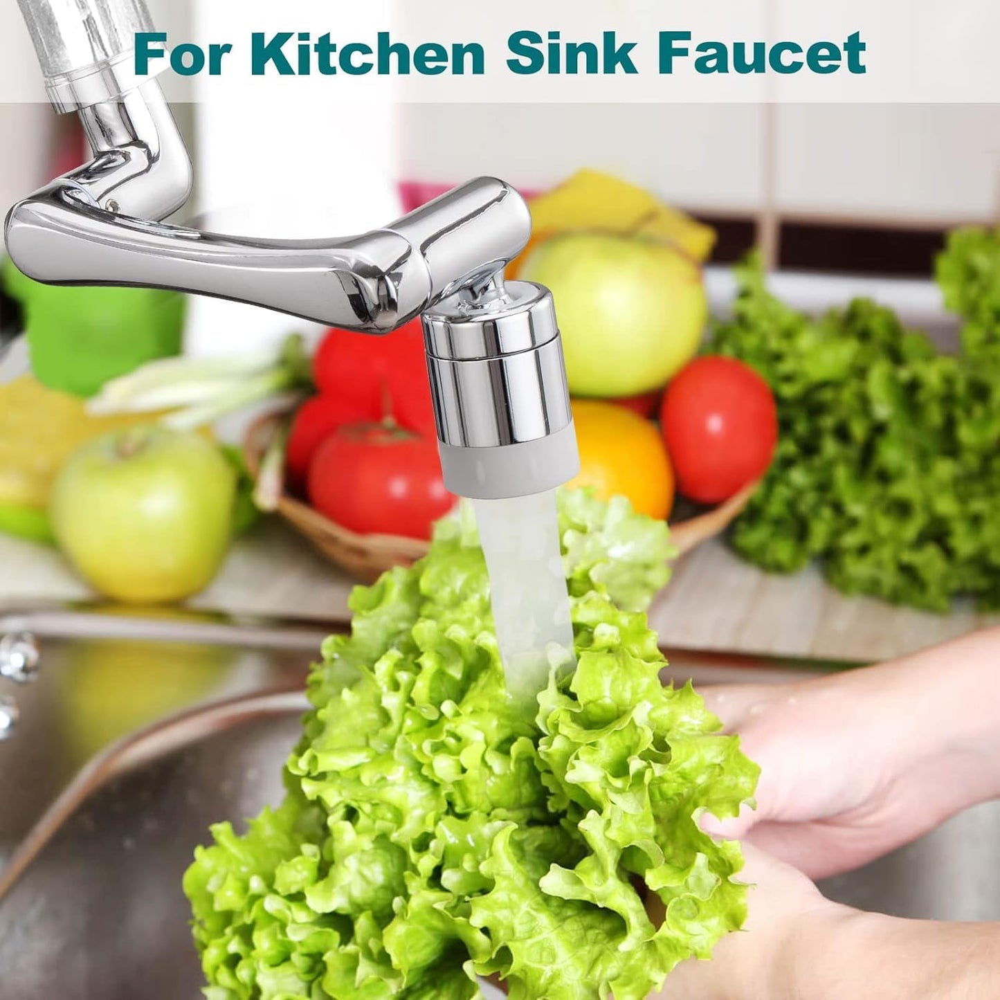 1080° Rotating Faucet Extender for Kitchen & Bathroom