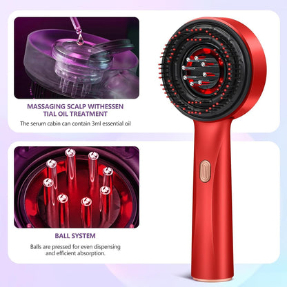 Red Light Hair Rejuvenation Scalp Massager