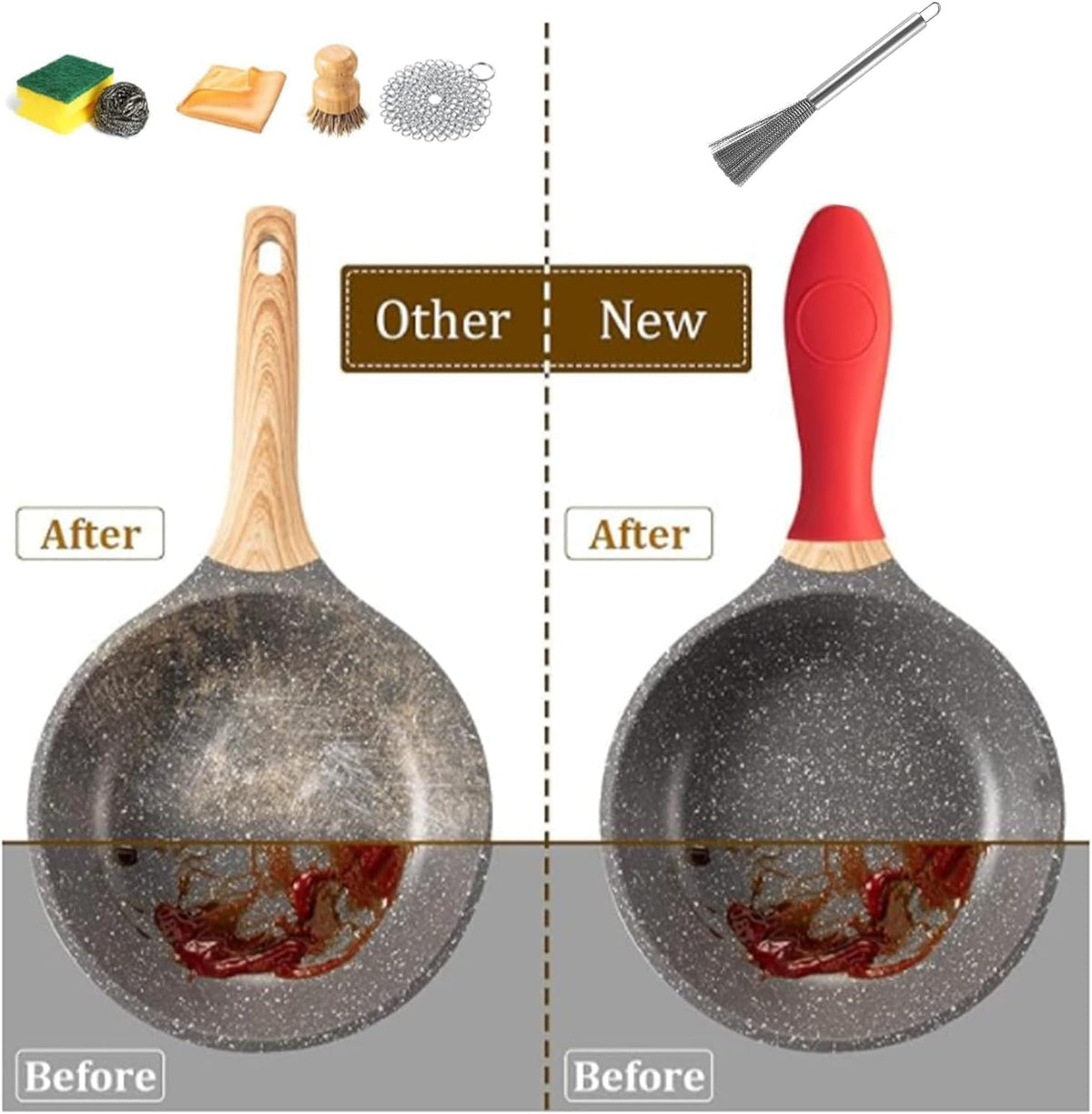 Stainless Steel Wire Whisk Brush