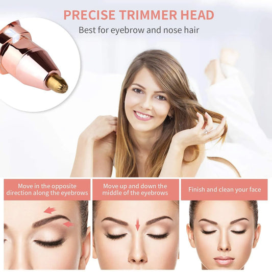 Eyebrow Trimmer for women. Pianless,Touch