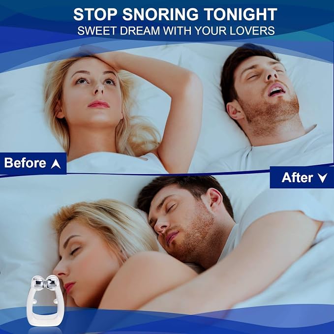 Anti Snoring Device for Men Women Magnetic Snoring Stopper Nose Clip Snore free Anti-snoring Device  (Nose Clip)