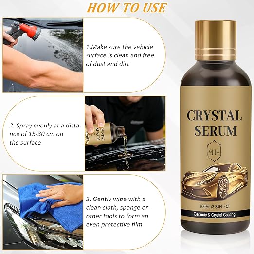 Car Coating Crystal Serum(Pack of 2)