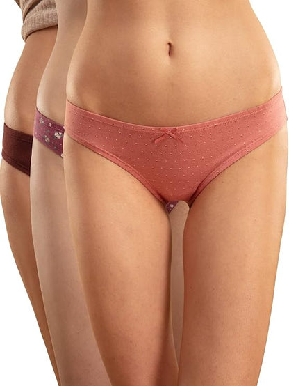 Pack of 3 High Waist Hipster Panties