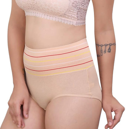 Pack of 2 High Waist Tummy Tucker Hipster Panties