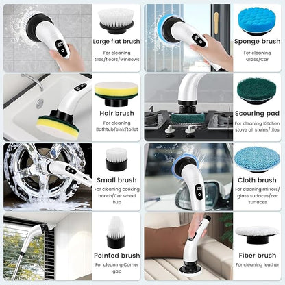 9-in-1 Electric Spin Scrubber