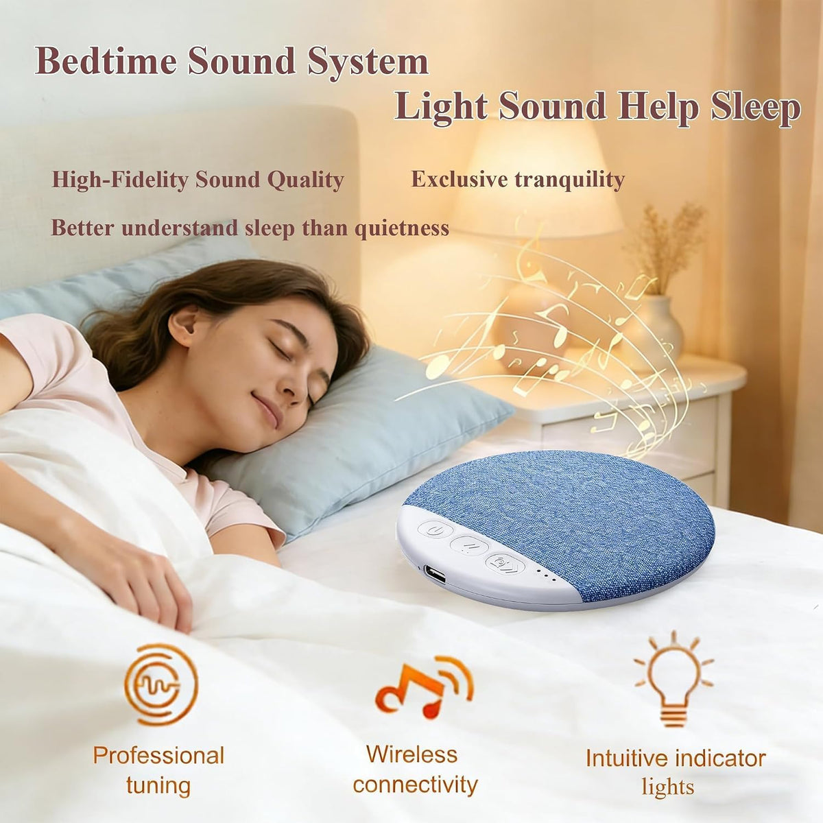 Under Pillow Bluetooth Speaker