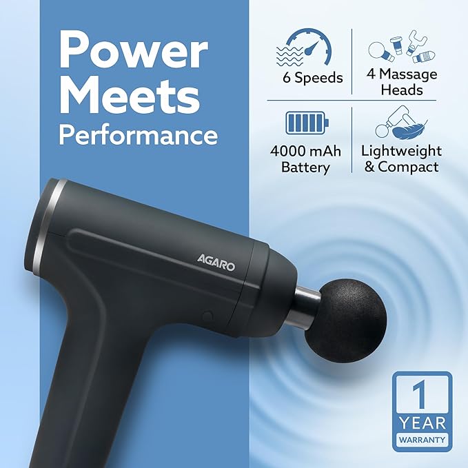 Deep Tissue Massage Gun – Powerful Muscle Recovery & Relaxation