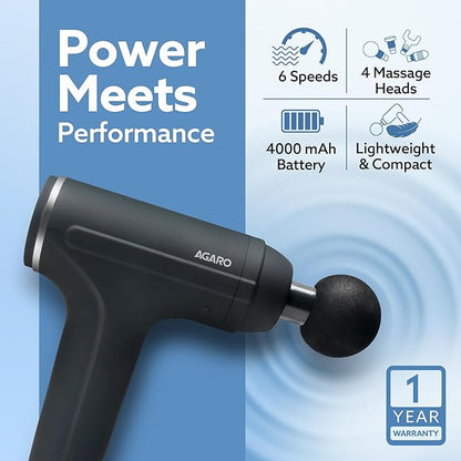 Deep Tissue Massage Gun – Powerful Muscle Recovery & Relaxation