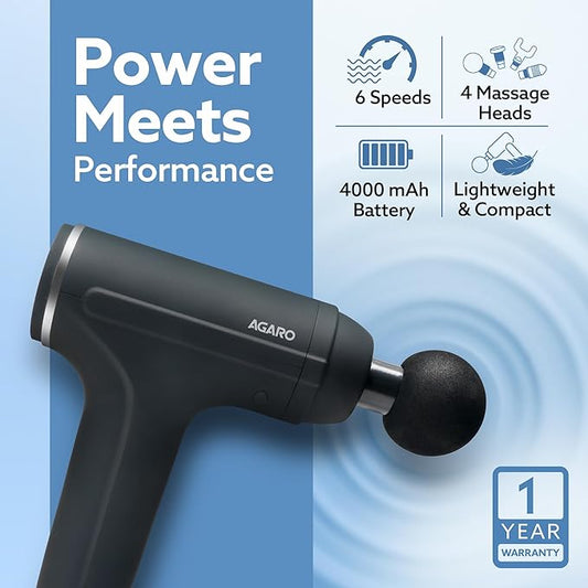Deep Tissue Massage Gun – Powerful Muscle Recovery & Relaxation