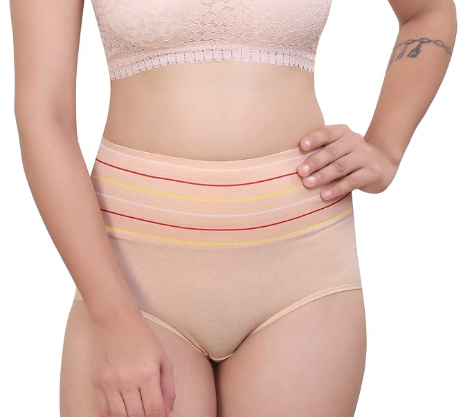 Pack of 2 High Waist Tummy Tucker Hipster Panties