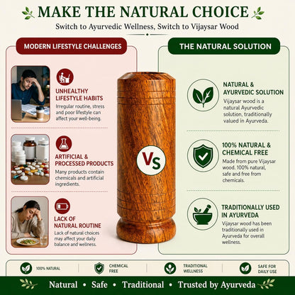 Herbal Wooden Tumbler (Pack of 2)