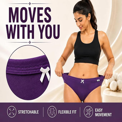 High Waist Tummy Tucker Hipster Panty in Dark Pink
