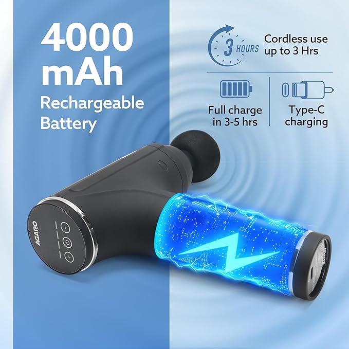 Deep Tissue Massage Gun – Powerful Muscle Recovery & Relaxation