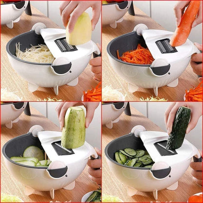9 In 1 Multi-functional Chopper Rotate Vegetable