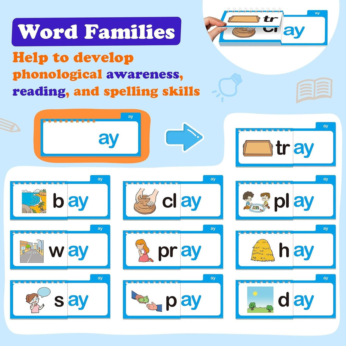 30 Read and Rhyme Flip Books