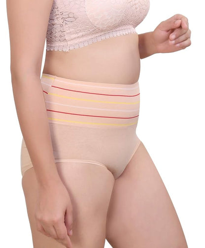 Pack of 2 High Waist Tummy Tucker Hipster Panties